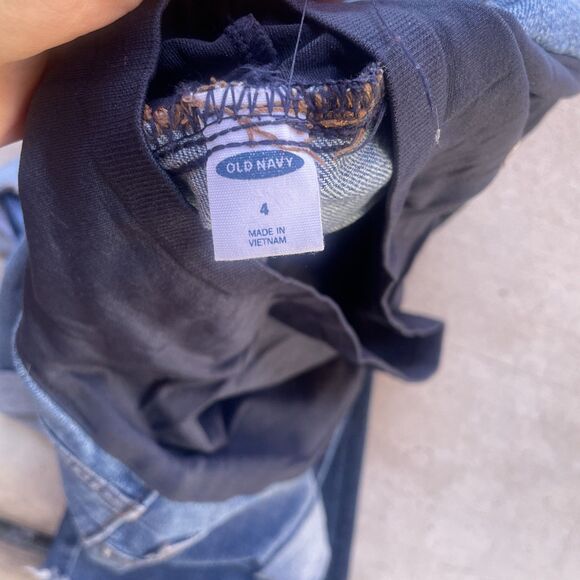 Lot of 4 Maternity items Pants Jeans Shorts Super Cute H&M C of H Old Navy Sz 4 - Picture 4 of 16